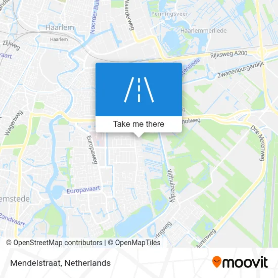 Mendelstraat map