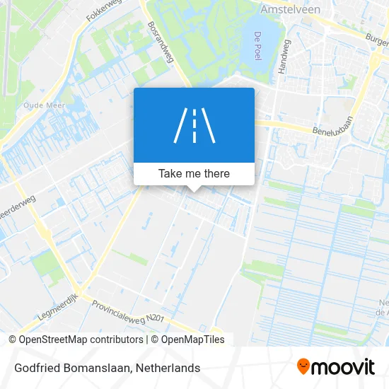 Godfried Bomanslaan map