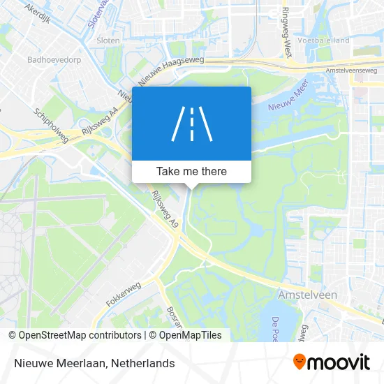 Nieuwe Meerlaan map