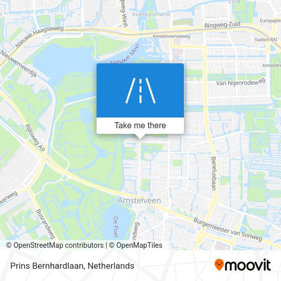 Prins Bernhardlaan map