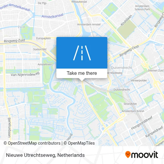 Nieuwe Utrechtseweg map