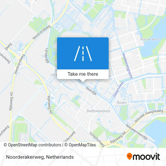 Noorderakerweg map