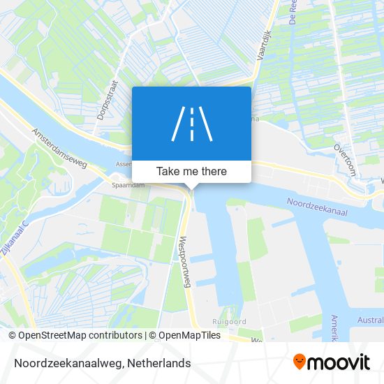 Noordzeekanaalweg map