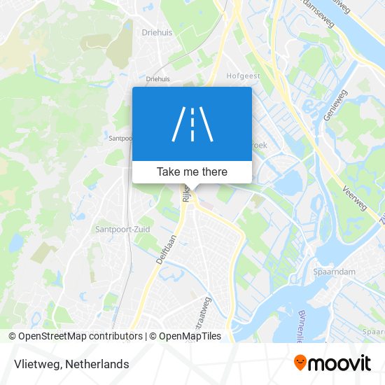 Vlietweg map