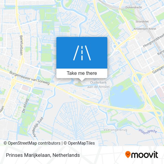 Prinses Marijkelaan map