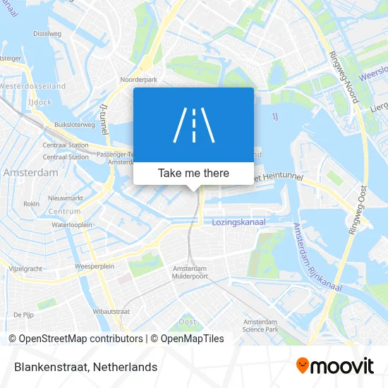 Blankenstraat map