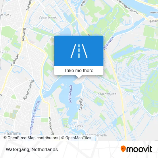 Watergang map