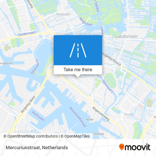 Mercuriusstraat map