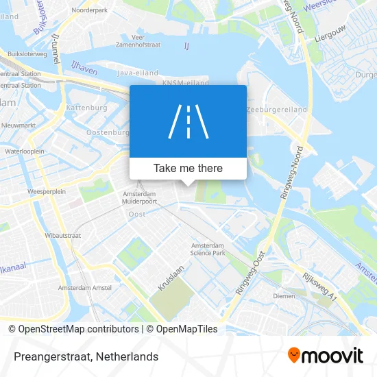 Preangerstraat Karte