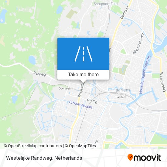 Westelijke Randweg Karte