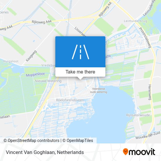 Vincent Van Goghlaan map
