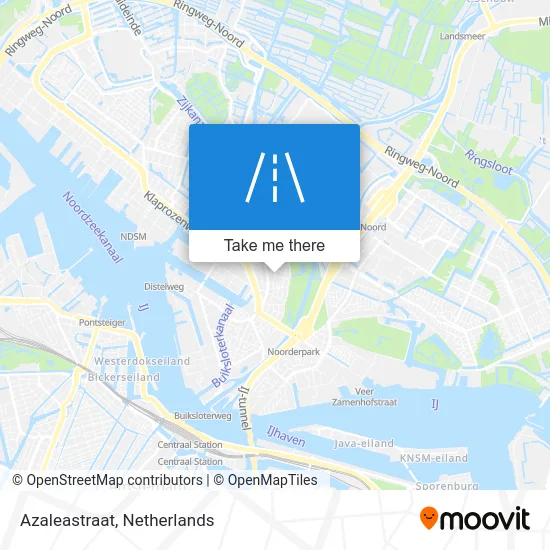 Azaleastraat map