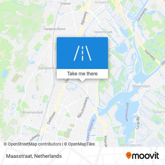 Maasstraat map