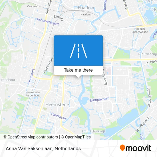 Anna Van Saksenlaan map