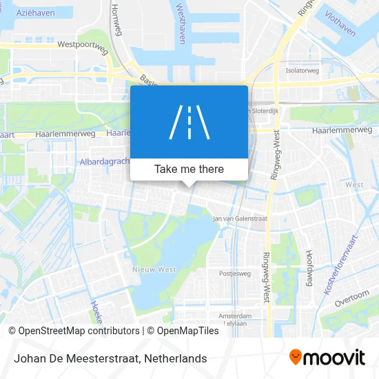 Johan De Meesterstraat map