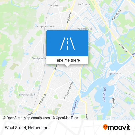 Waalstraat map