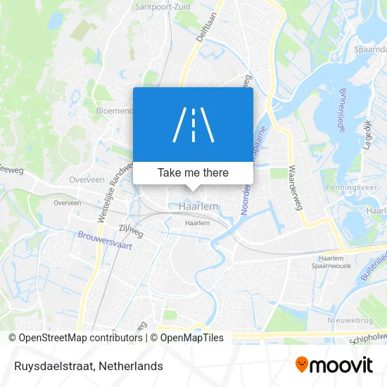 Ruysdaelstraat map