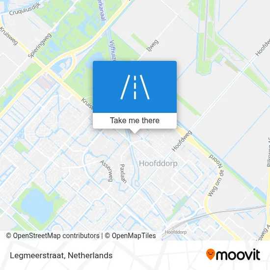 Legmeerstraat map