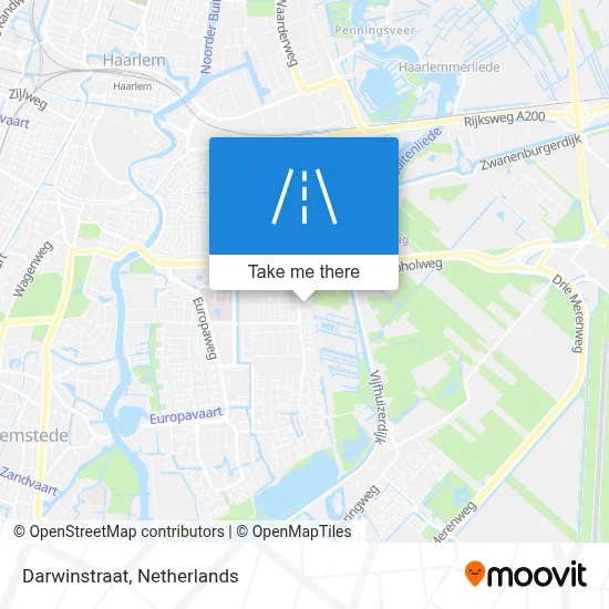 Darwinstraat map
