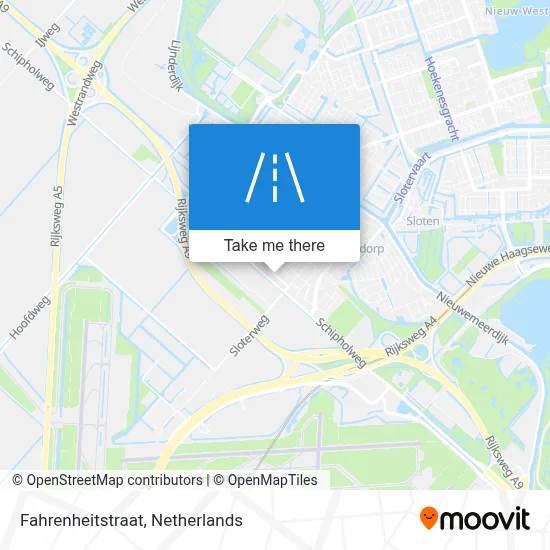 Fahrenheitstraat map