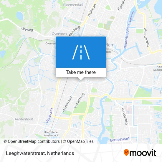 Leeghwaterstraat map