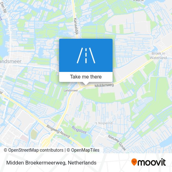 Midden Broekermeerweg map