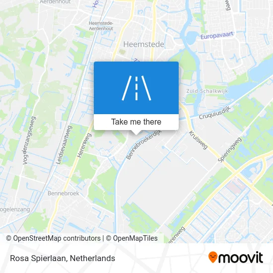 Rosa Spierlaan map