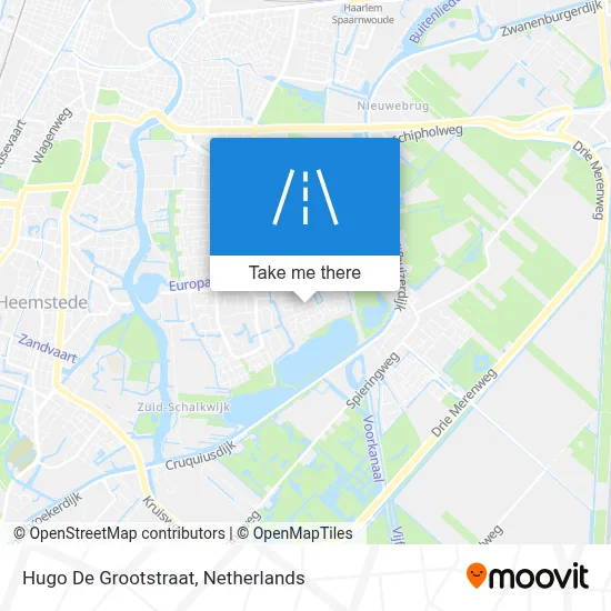 Hugo De Grootstraat map