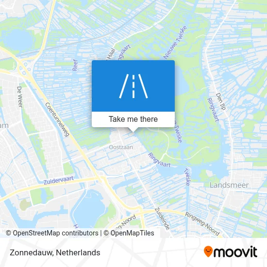 Zonnedauw map