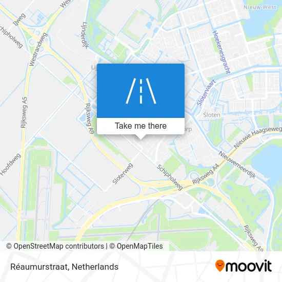 Réaumurstraat map