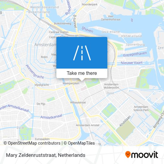 Mary Zeldenruststraat map
