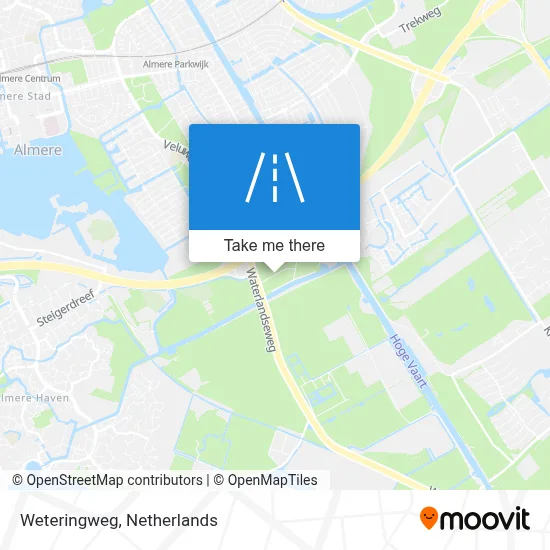 Weteringweg map
