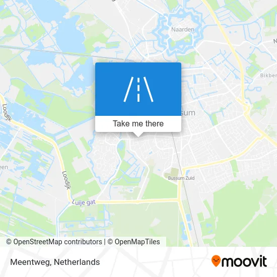 Meentweg map
