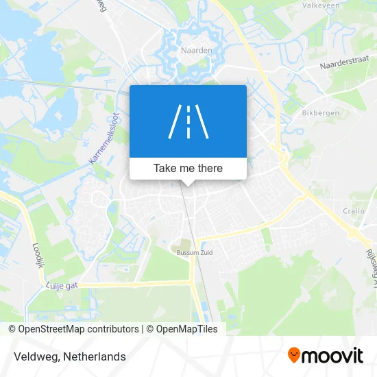 Veldweg map