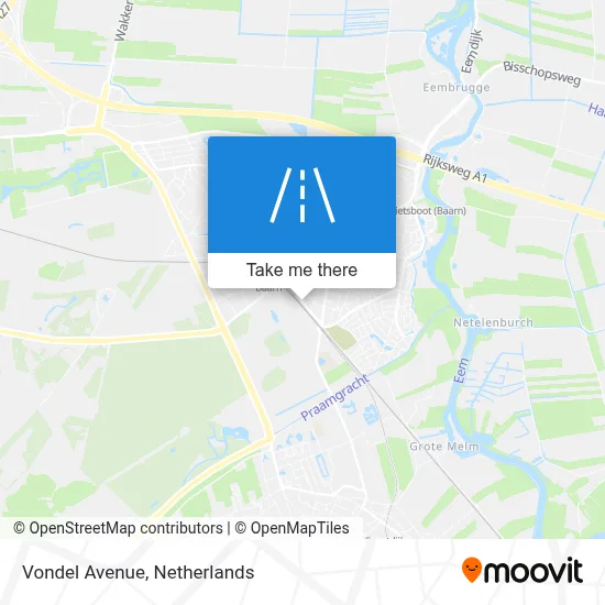 Vondellaan map