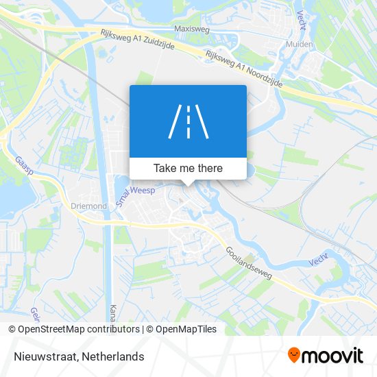 Nieuwstraat map