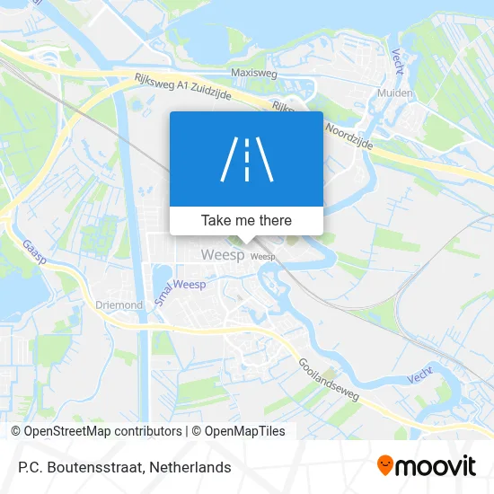 P.C. Boutensstraat map
