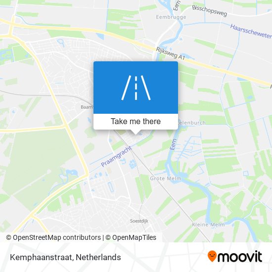 Kemphaanstraat Karte