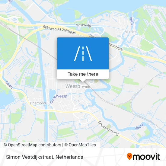 Simon Vestdijkstraat map