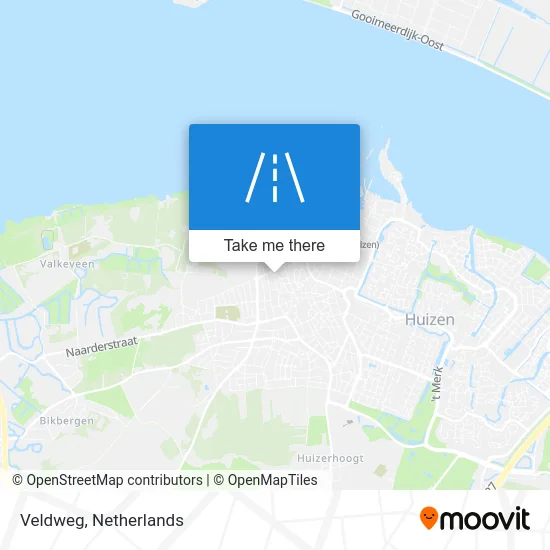 Veldweg map