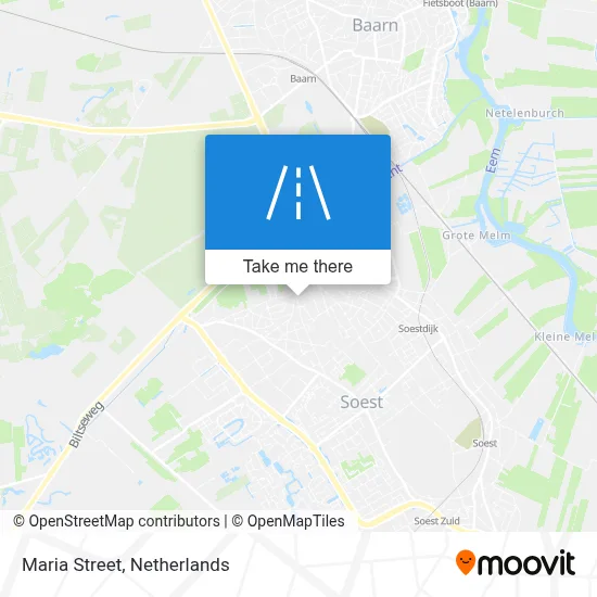 Mariastraat map