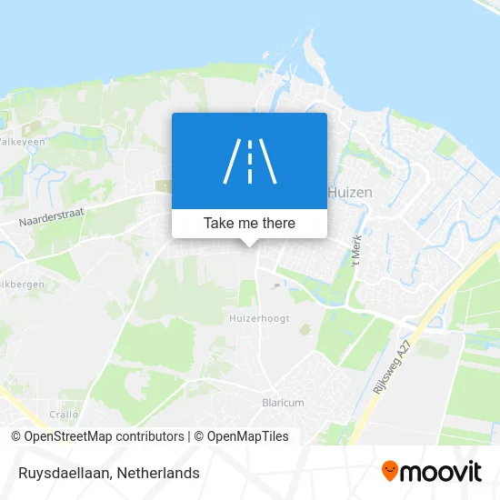 Ruysdaellaan map