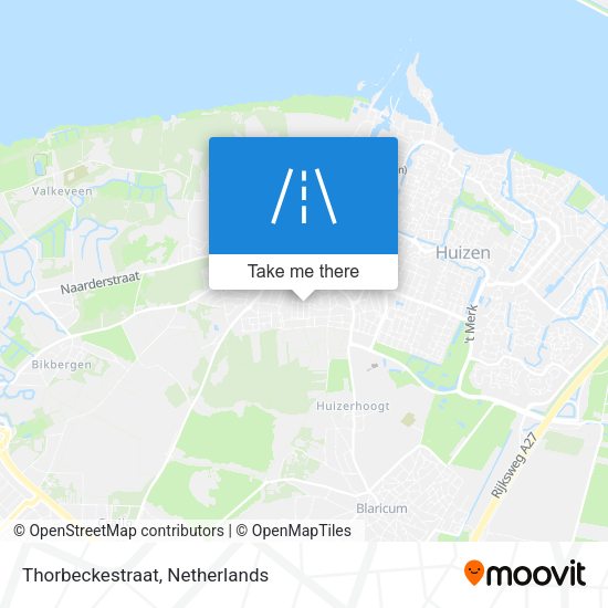 Thorbeckestraat map