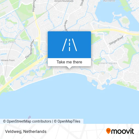 Veldweg map