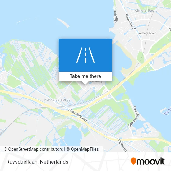 Ruysdaellaan map