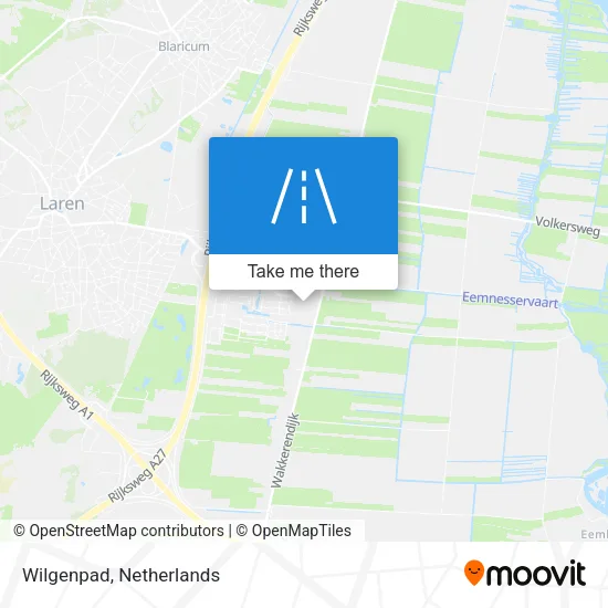 Wilgenpad map
