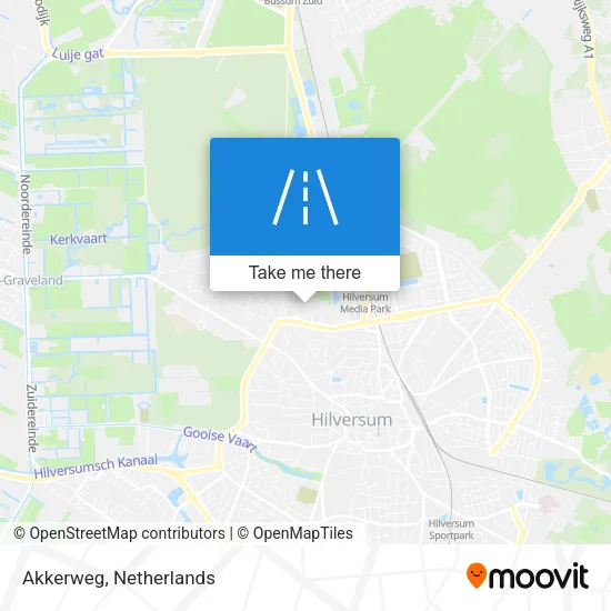 Akkerweg map