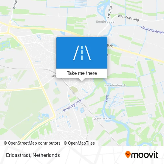 Ericastraat map