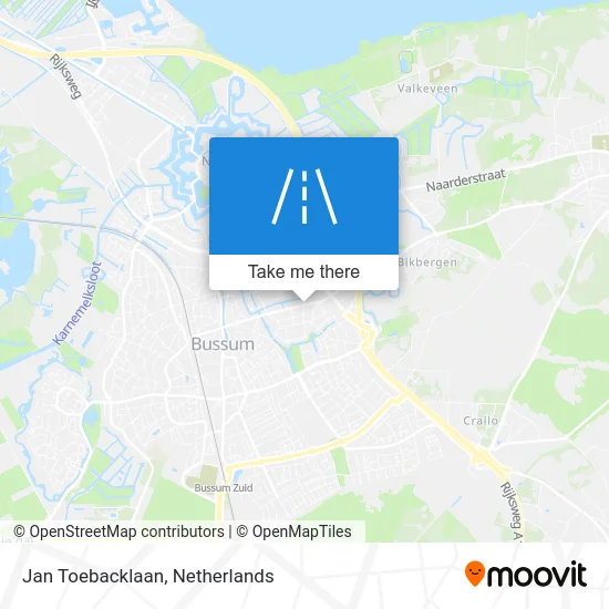 Jan Toebacklaan map