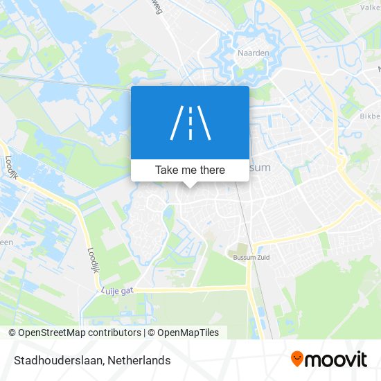 Stadhouderslaan map